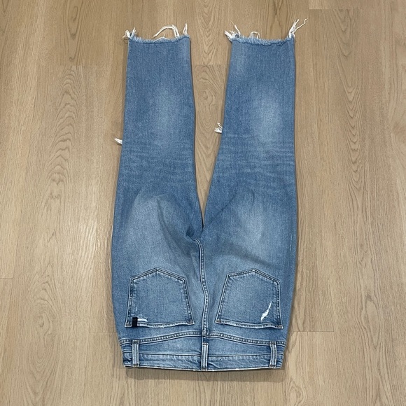 Joe's Jeans Light Blue Distressed Ankle Jeans - Picture 3 of 5